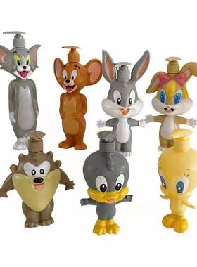 汤姆猫和老鼠杰瑞翠儿TOM/JERRY小黄兔搪胶动漫cry babies