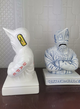 现货NBHD X BAPE BOOZE SHARK/CE-INCENSE CHAMBER 鲨鱼头香炉