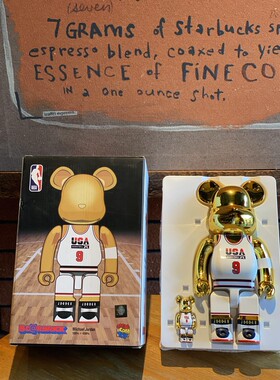 bearbrick 400%28cm暴力熊儿童雕塑摆件网红阿耨手办i乔丹篮球