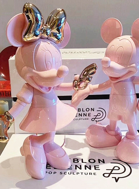 GD比心米奇摆件现代简约家居