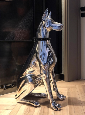 电镀杜宾犬客厅客厅动物大