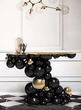 气球泡泡不锈钢玄关台