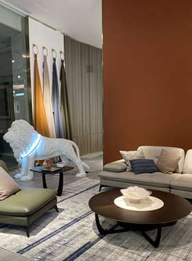 个性创意霸气狮子灯简约现代北欧轻奢客厅酒店大堂别墅落地灯