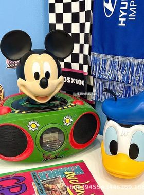 创意米奇头存钱罐可爱卡通客厅装饰摆件唐老鸭收纳罐乔迁新居