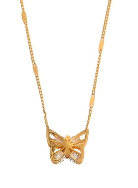 小众设计师款蝴蝶项链A067