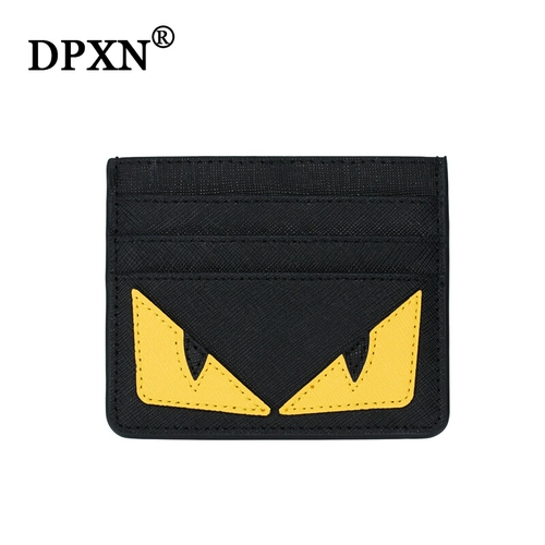 Монстр, картхолдер, милая маленькая ультратонкая сумка через плечо, Южная Корея, из натуральной кожи