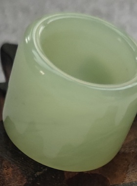 天然珠宝玉戒玉石扳指指环文玩