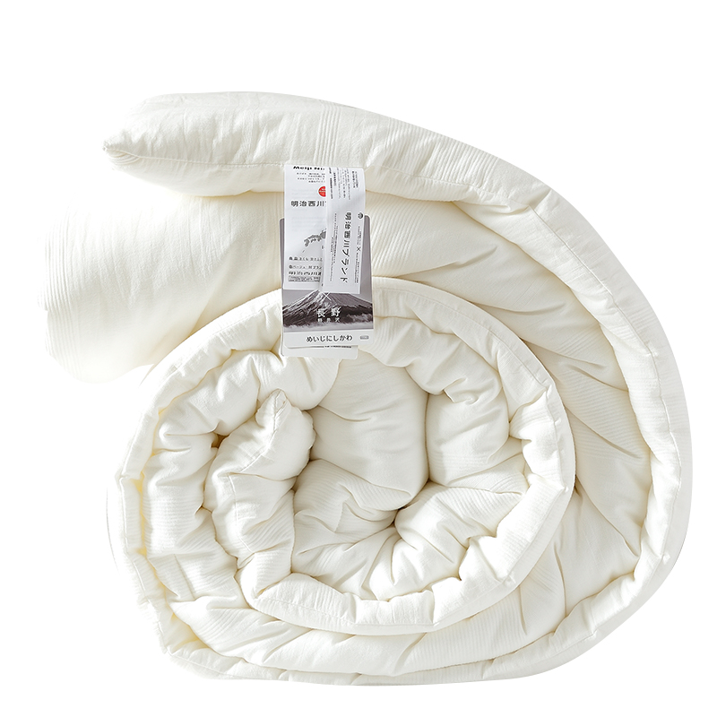 纯白色被芯 全棉日式双人柔软加厚秋冬被2米保暖夏被春秋被1米5,淘宝优惠券,粉丝福利购,淘宝优惠卷