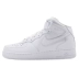 NIKE AIR FORCE 1 AF1 MID toàn màu trắng để giúp giày thông thường 315123-315122-111 - Dép / giày thường Dép / giày thường