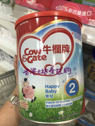 代购香港版Cow&Gage牛栏牌2段乐儿新西兰原装进口正品婴幼儿奶粉 - 图0