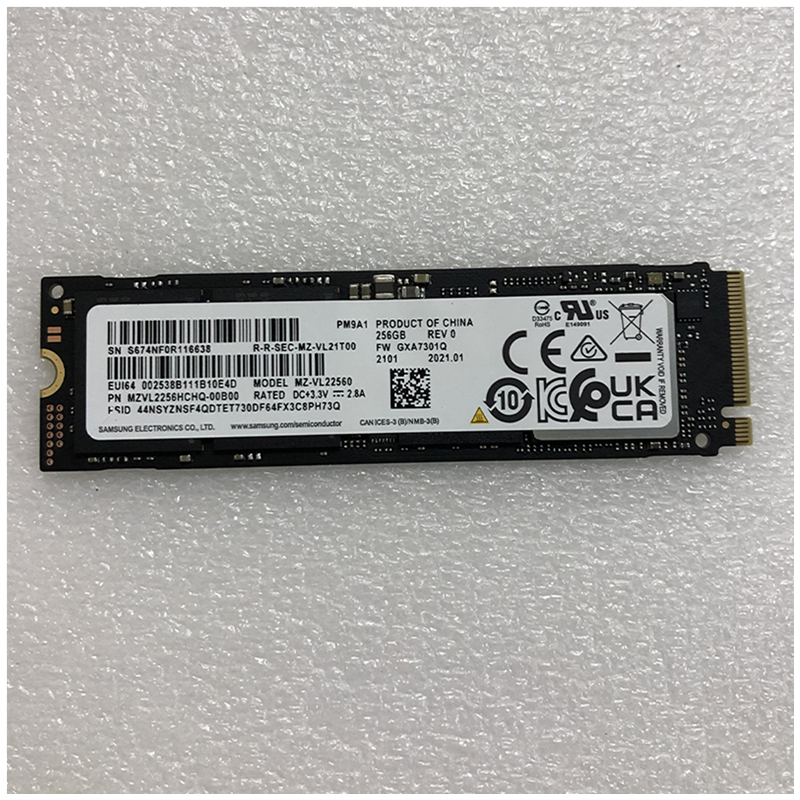 三星PM9A1 512G PCIE4.0台式机笔记本电脑M.2固态硬盘NVMe协议SSD - 图2