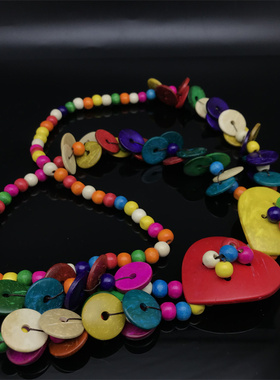 necklace波西米亚木质民族风项链