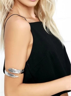 欧美风超炫伤疤纹身演出走秀臂环