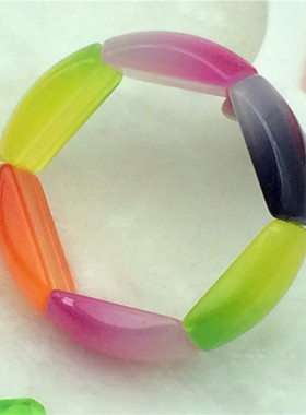 波西米亚风树脂弹力手链