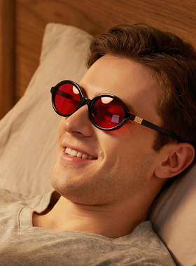 增光帮助睡眠防蓝光眼镜镀反射膜