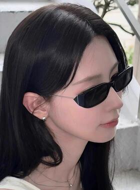 井柏然同款墨镜倒三角复古长方形