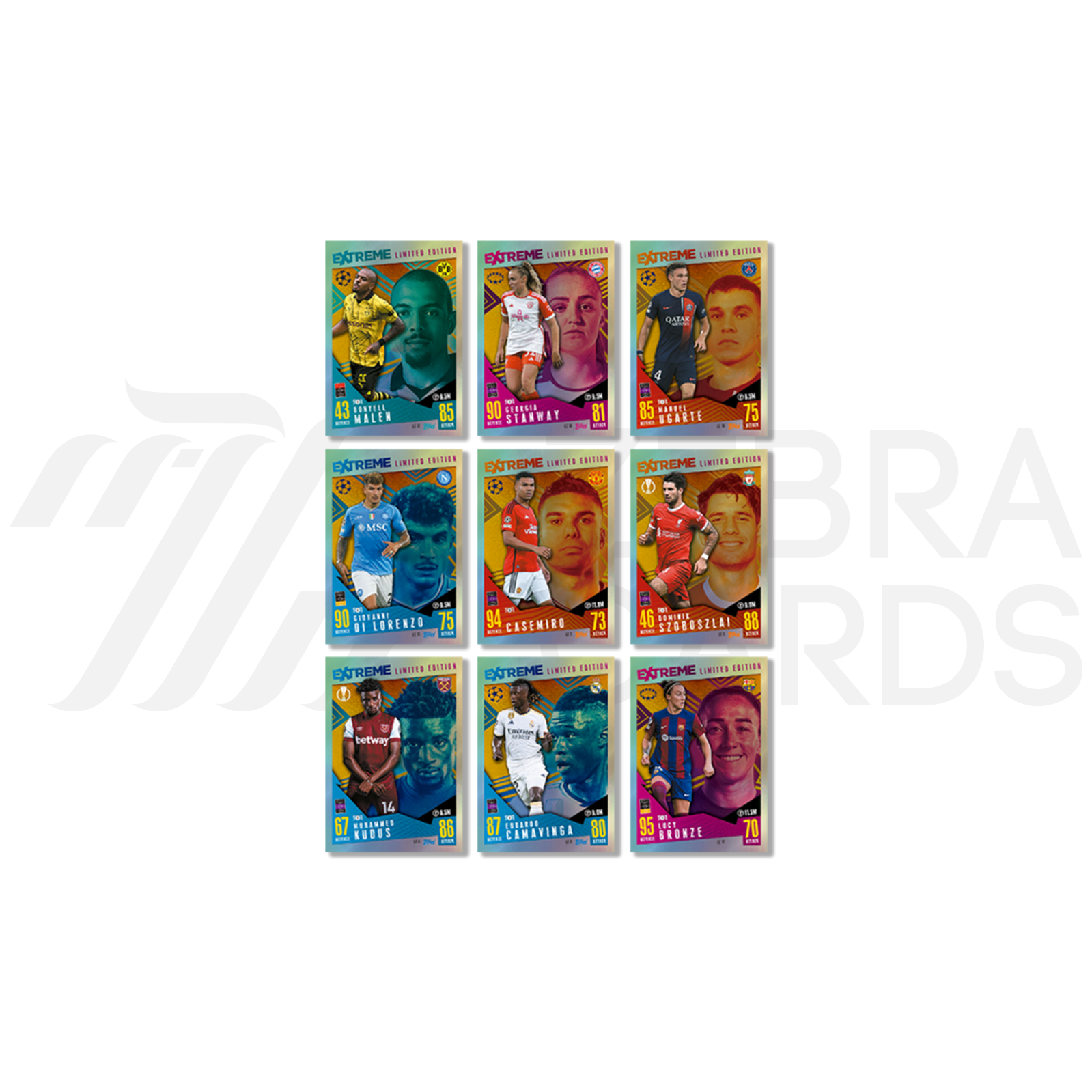 2023-24 TOPPS MATCH ATTAX Extra 追加包纸盒游戏版球星卡盒卡 - 图0