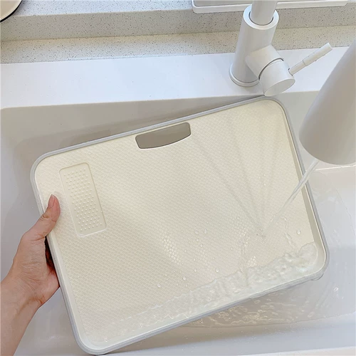 * Красивая маленькая тетя* ins простая кухня многопользовательская двухфункциональная двойная двойная использование режущей доски Творческая пластиковая доска