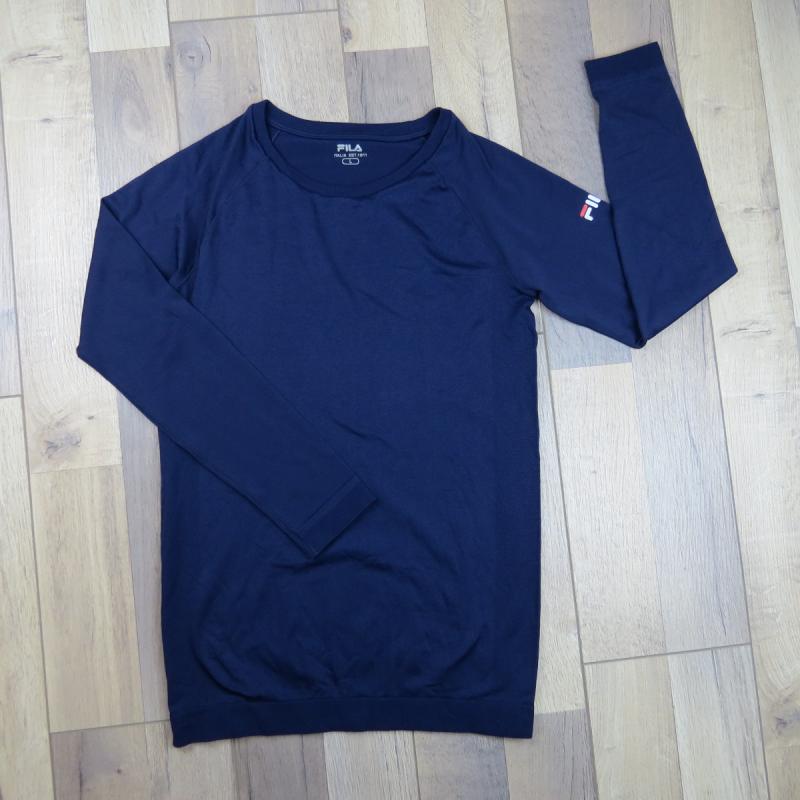 2021新款男子弹力无缝健身肌肉跑步圆领紧身衣运动长袖T - 图1