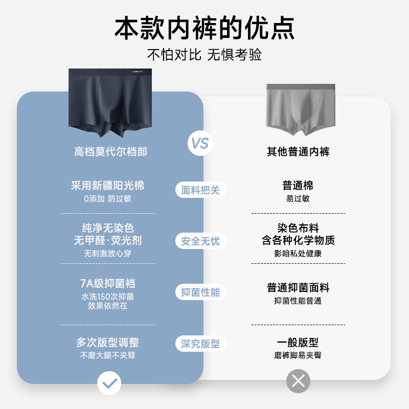 俞兆林内裤男士纯棉抑菌四角裤男生夏季透气平角短裤衩4条装正品,淘宝优惠券,粉丝福利购,淘宝优惠卷