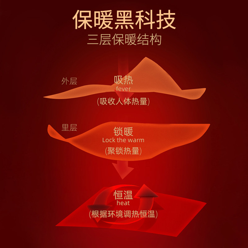 俞兆林本命年大红色内裤秋衣袜子 俞兆林保暖套装