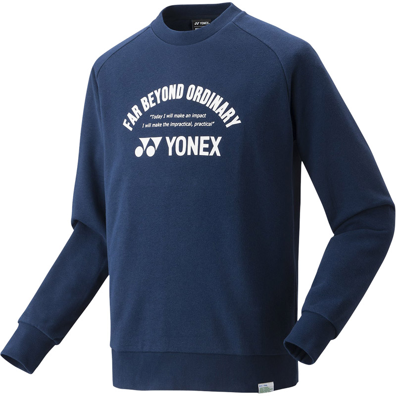 75周年日本YONEX尤尼克斯网/羽毛球服男女长袖圆领卫衣外套30072A-图1