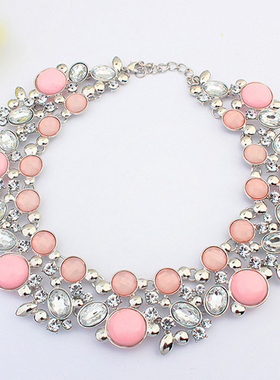 多种颜色短款圆圈甜美风装饰项链