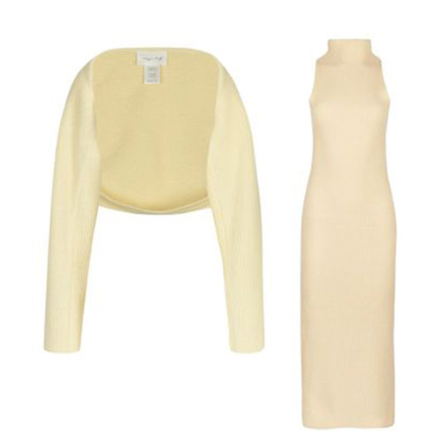 4折MISSING YOU ALREADY 秋冬ArtMore羊毛修身法式优雅显瘦连衣裙 - 图3