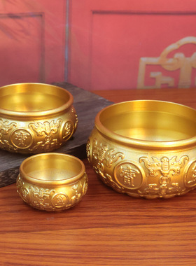 【普陀山官方】八福聚宝盆摆件