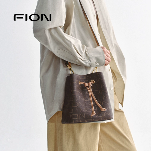 Fion/菲安妮 Сумка через плечо, сумка на одно плечо для отдыха, на шнурках