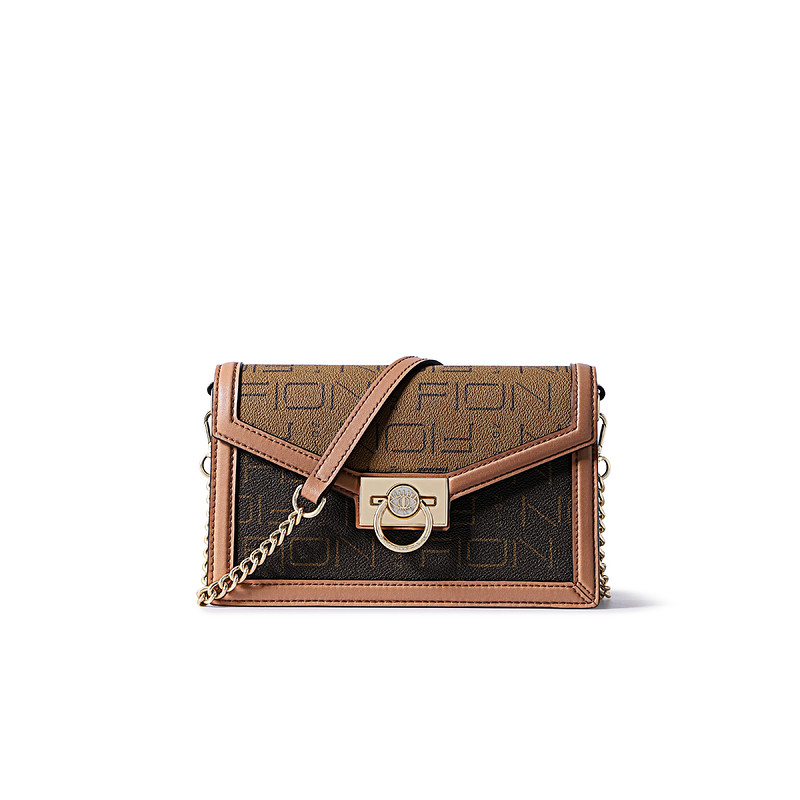 fion /菲安妮锁扣2021新款信封包 FION菲安妮女士包袋