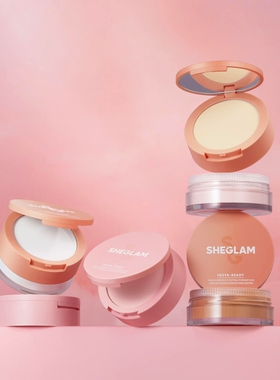 SHEGLAM INSTA-READY双层蜜粉定妆粉饼+散粉