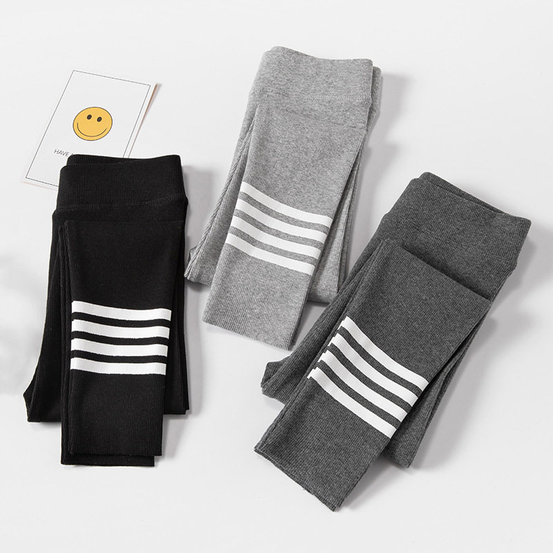 女童棉质打底裤秋冬新款中大童加绒加厚螺纹弹力高腰修身长裤紧身,淘宝优惠券,粉丝福利购,淘宝优惠卷