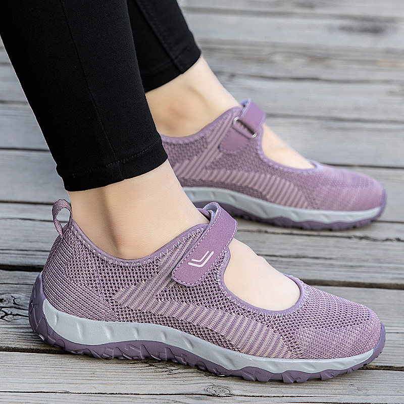 凡得软底中老年女鞋妈妈防滑休闲夏季运动安全老人透气单网健步鞋,淘宝优惠券,粉丝福利购,淘宝优惠卷