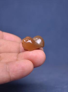 且末红糖玉萌猪挂件手牌文房笔架