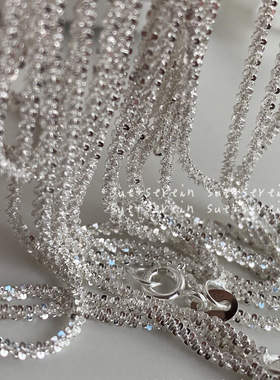 绝美星河意大利小众闪光锁骨链