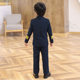 儿童西装男童机长制服飞行员2025礼服学生男孩礼服走秀合唱演出服