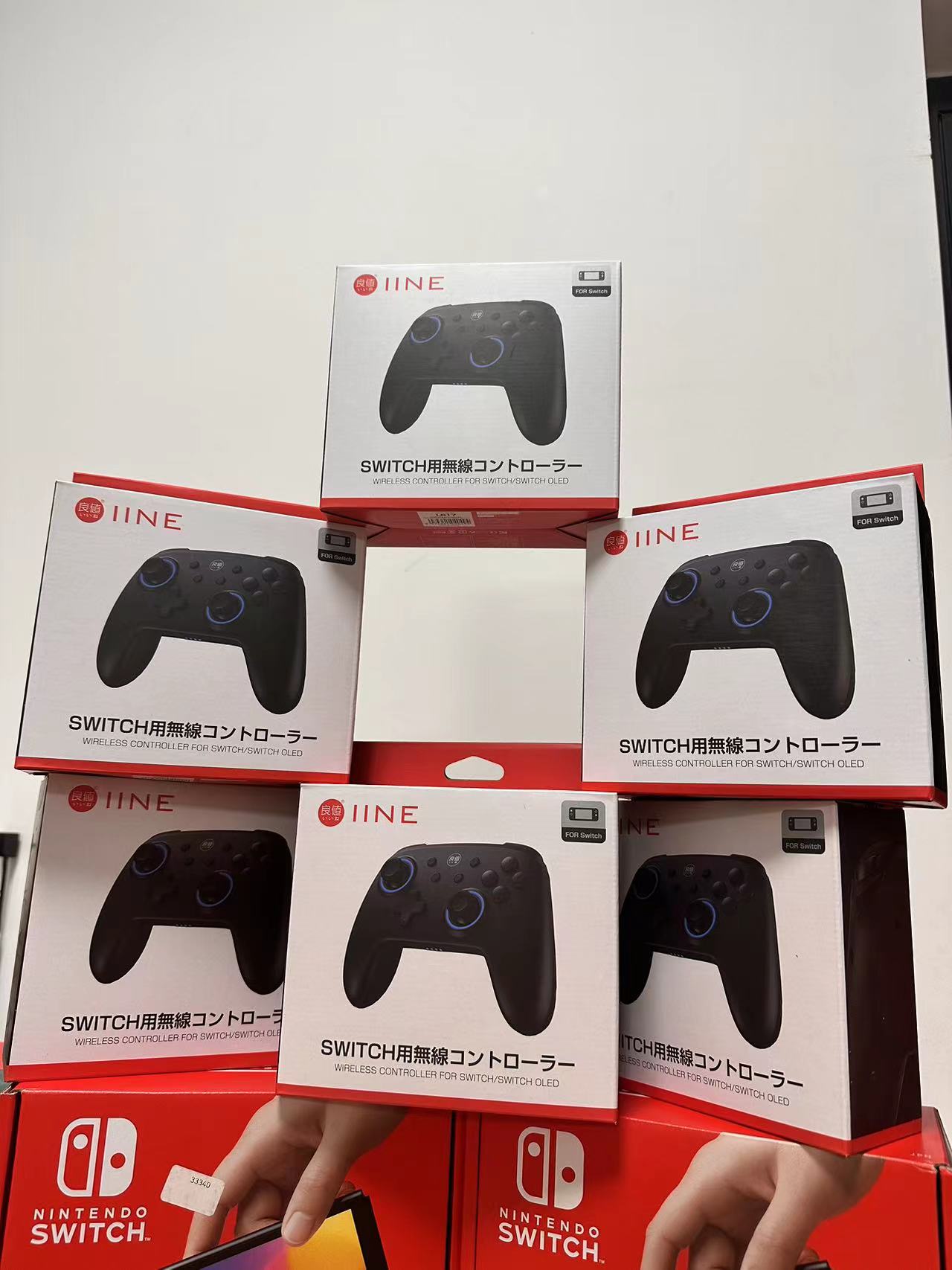 良值任天堂Switch/OLED原装Pro双人成行塞尔达蓝牙唤醒体感手柄