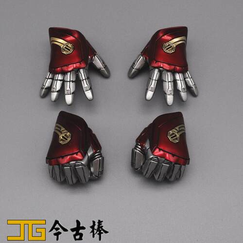 Hottoys1/6兵人模型 HT 钢铁侠 MK47 发炮手型 握拳手型 各一对 - 图0