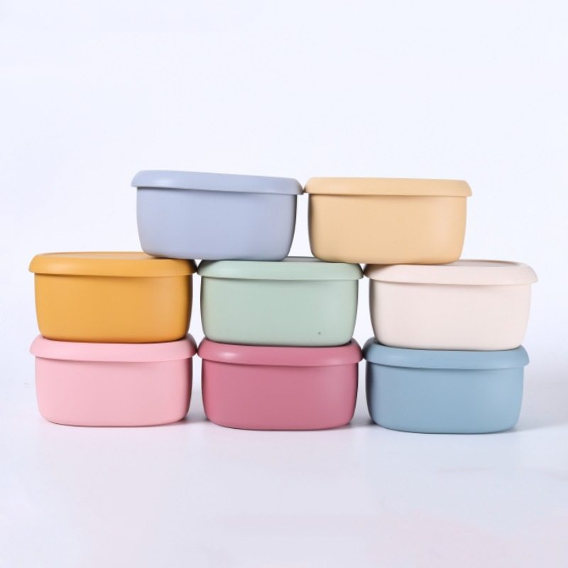 高颜值食品级硅胶冷藏饭盒微波减脂餐密封上班学生水果便当盒保鲜,淘宝优惠券,粉丝福利购,淘宝优惠卷