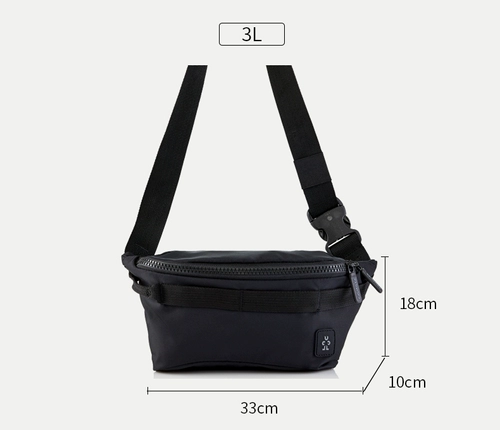 Tide, поясная сумка подходит для мужчин и женщин, модная водонепроницаемая сумка через плечо, нагрудная сумка, городской стиль, в корейском стиле