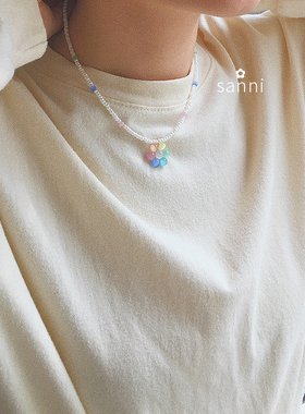 sanni美好马卡龙猫眼石太阳花