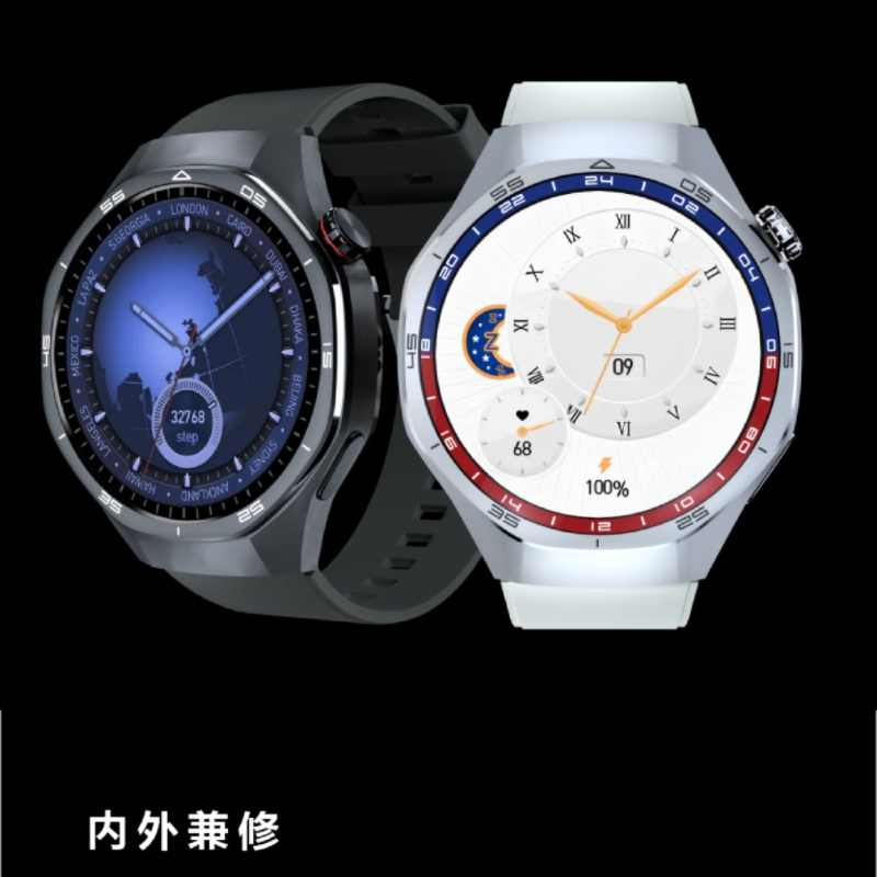 华强北新款watch gt5pro智能手表oled男款ht32运动gt4max保时捷 - 图2