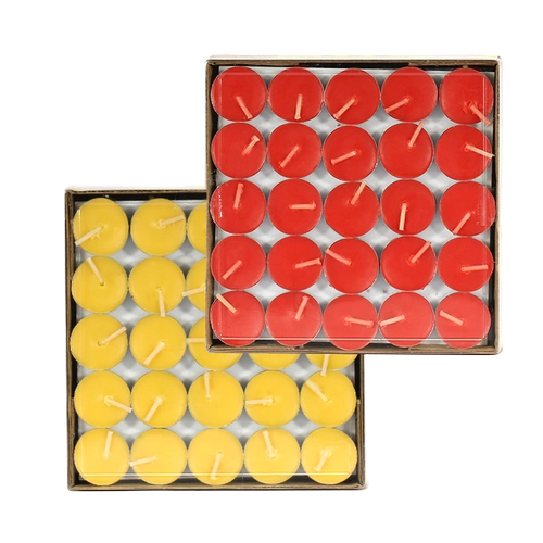 PO Lianhua 1 час хрустящие огни защита окружающей среды дым Cross -Candid Lights 100 Ghee Candie Lights для дома для Будды