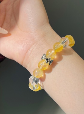 招财/转运～黄胶花设计款手链