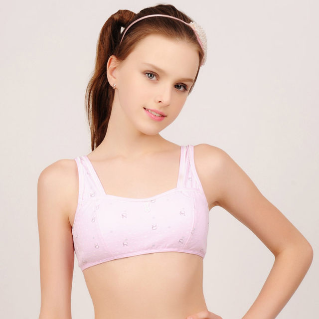 Pure cotton growth vest style student girl underwear