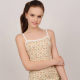 Polka dot girl cotton vest slim fit suspender bottoming shirt