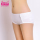 Pure cotton little girl's breathable mid-rise boxer briefs