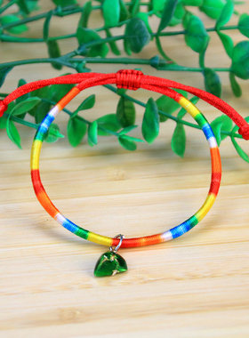 五彩绳手链端午节饰品