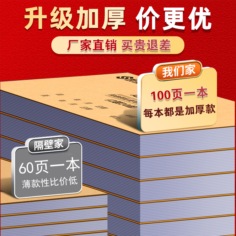 全屋定制合同二联销售签单清单衣柜收据商品订单开单本订购单两联 - 图1